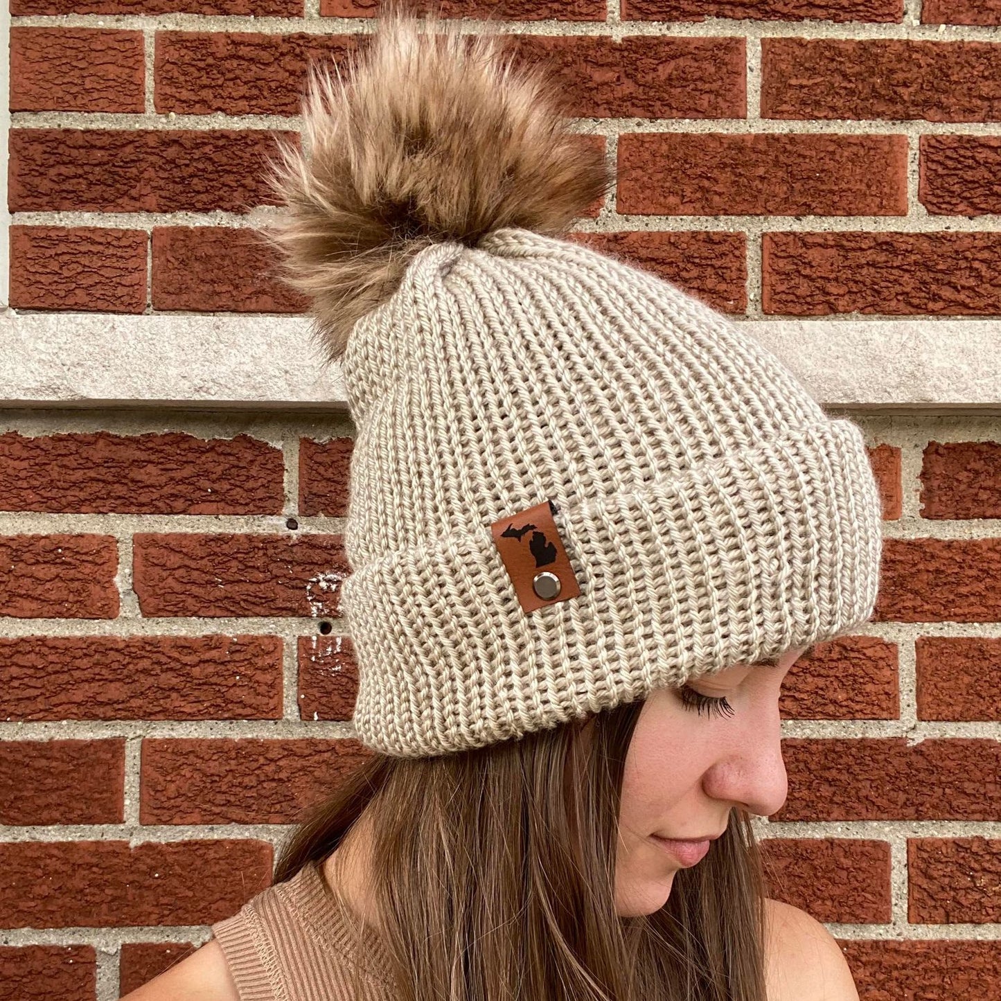 The Twisted Beanie - Cream