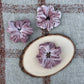 Dusty Rose Velour Scrunchie