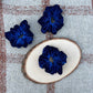 Cobalt Velour Scrunchie