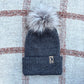 The Twisted Beanie - Charcoal