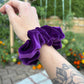 Plum Velour Scrunchie