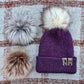 The Twisted Beanie - Plum